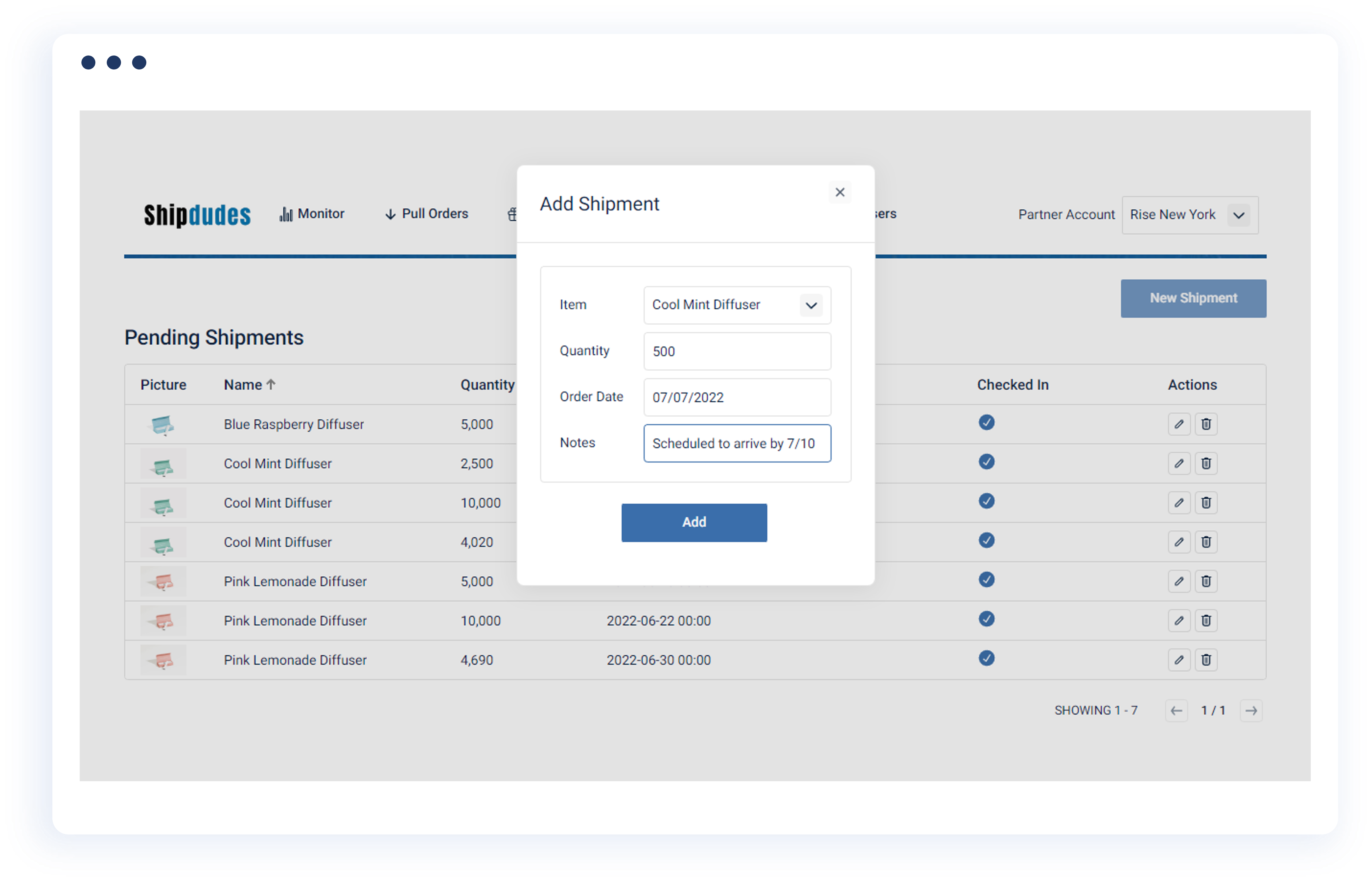 Custom Inventory Management App